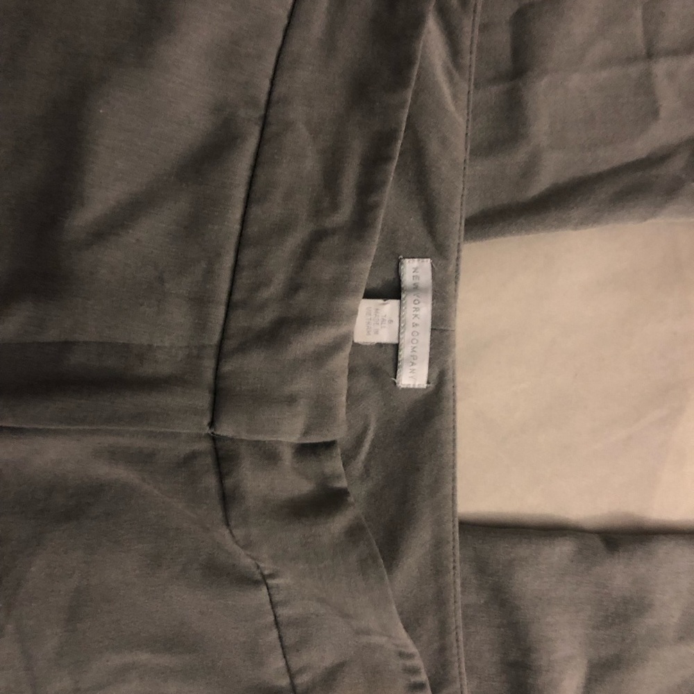 New York & Company Gray Dress Pants (Tall)